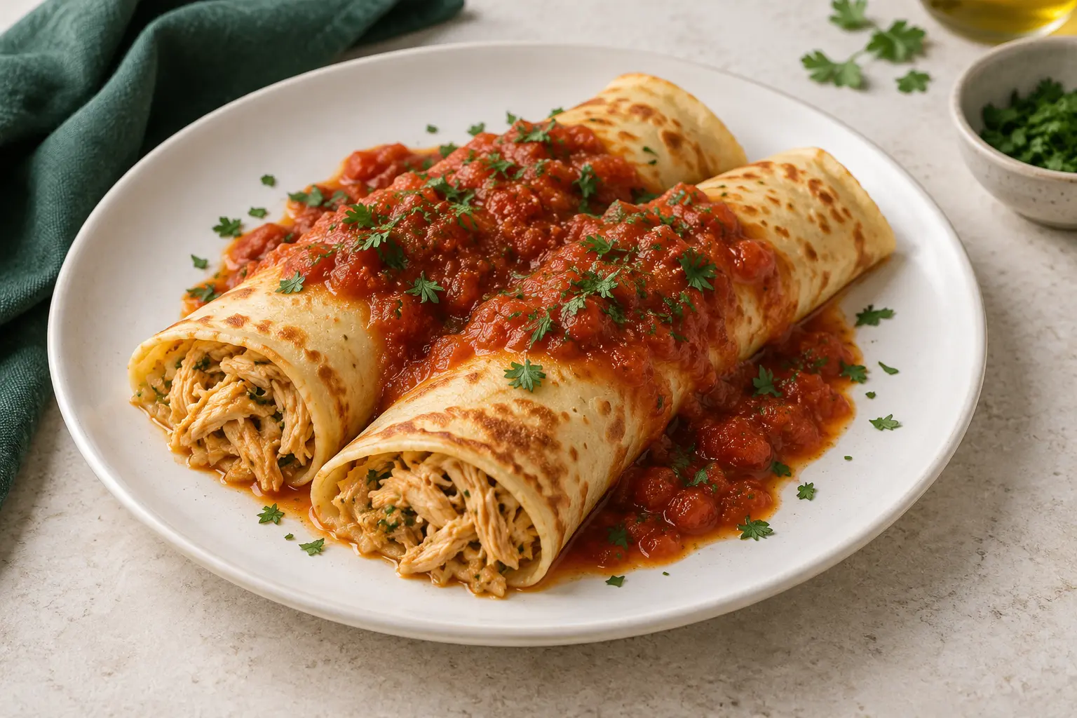 Panqueca de frango
