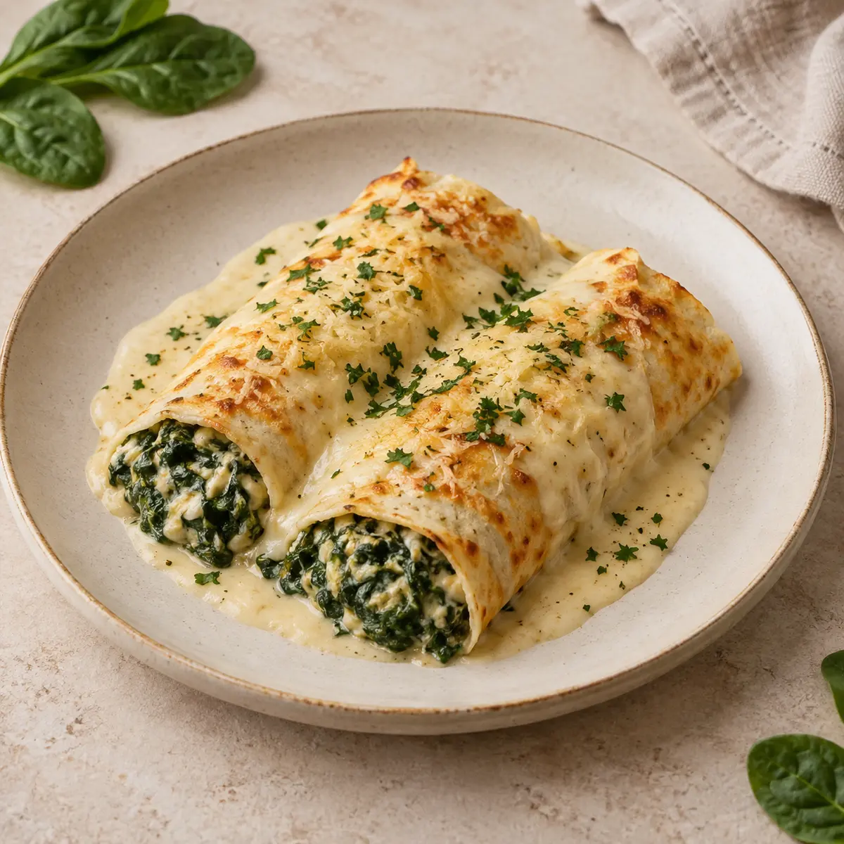 Panqueca de espinafre