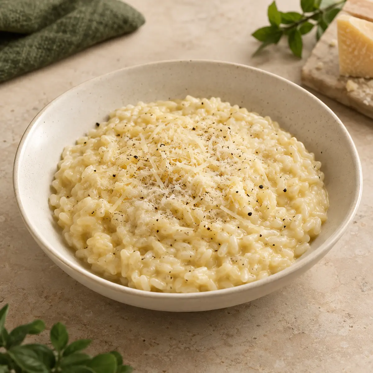 Risoto quatro queijos